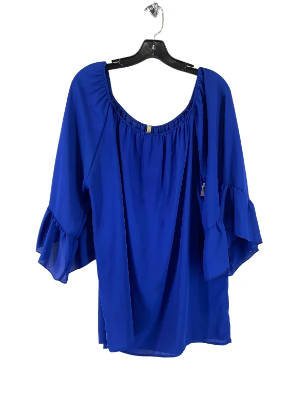 Blouse 3/4 Sleeve By Clothes Mentor  Size: L