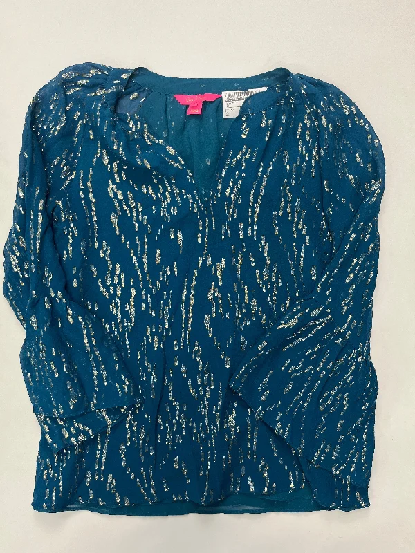 Blouse Long Sleeve By Lilly Pulitzer  Size: Xs