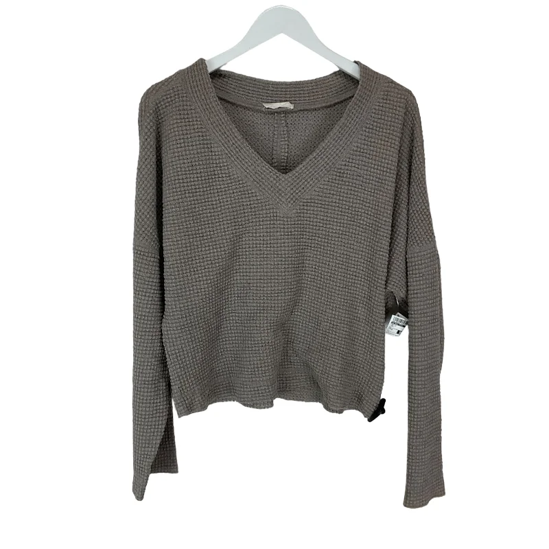 Grey Top Long Sleeve Altard State, Size S