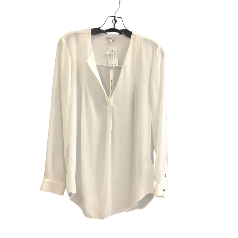 Top Long Sleeve By Cmc In White, Size: M