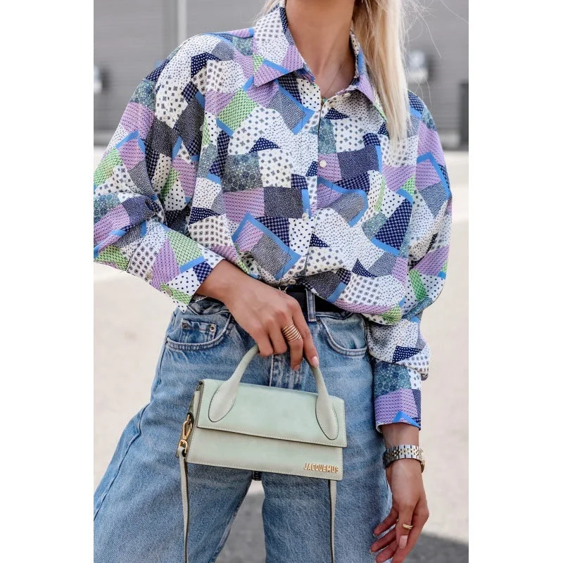 Women's Autumn Dopamine Street Fashion Casual Shirt Blouses