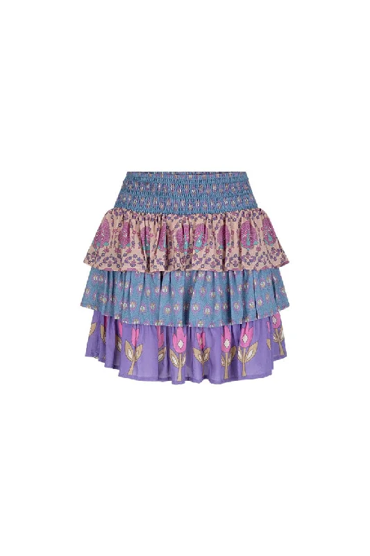 Château Ruffle Skirt | Lavender