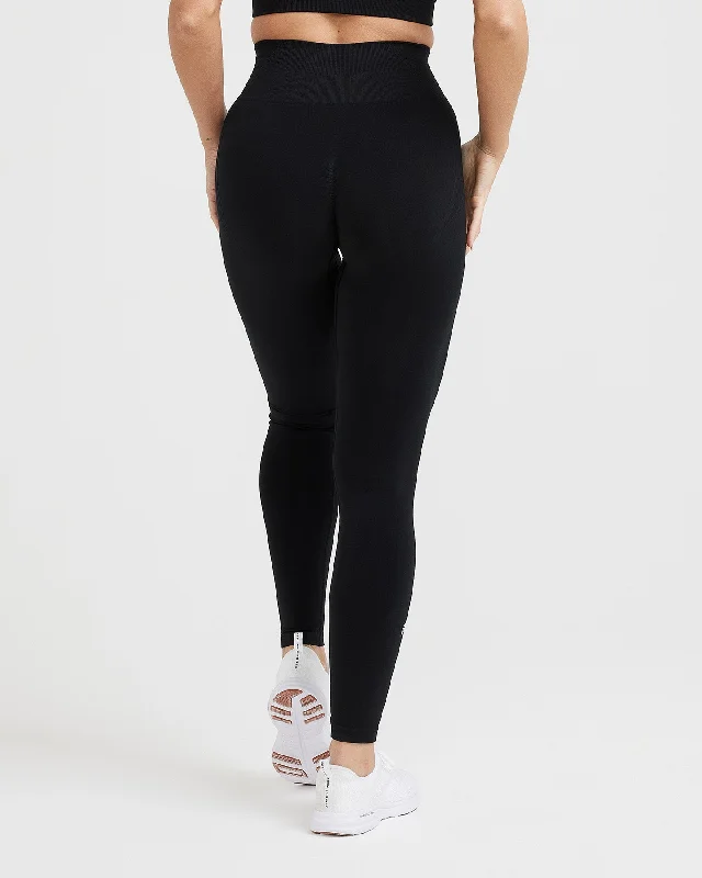 Effortless Seamless Leggings | Black