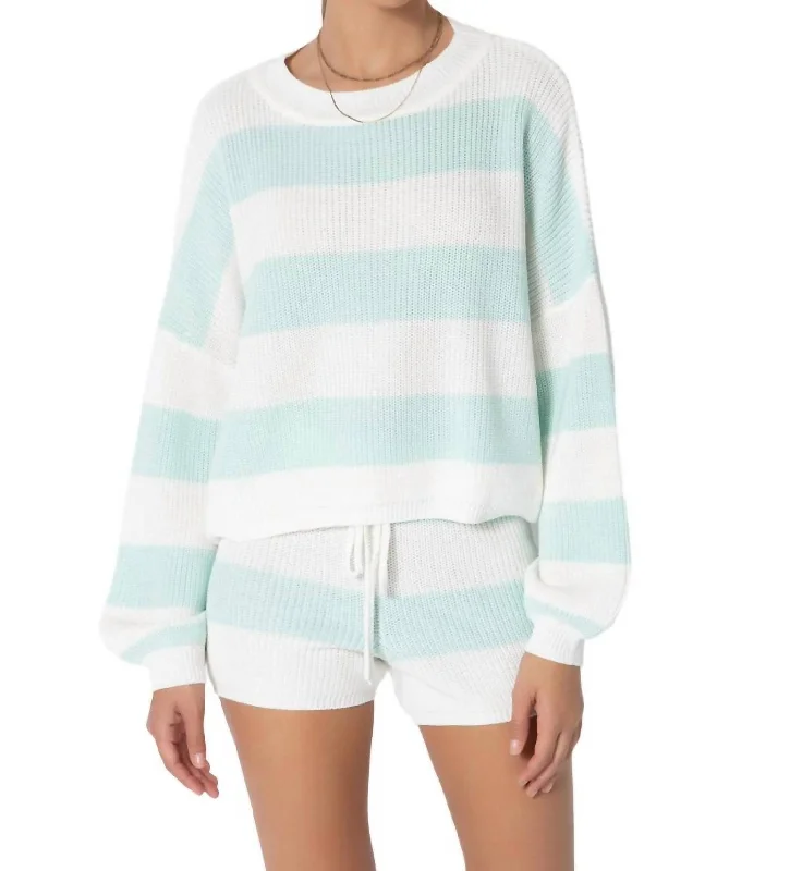 Leisel Sweater In Sweater Stripe