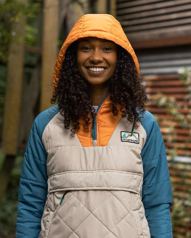 Ocean Recycled Insulated 1/2 Zip Jacket - Feather