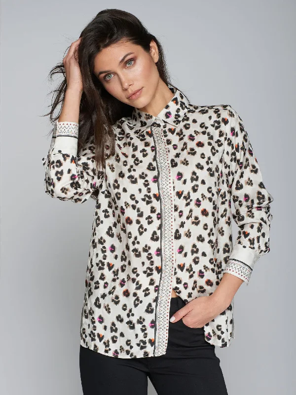 Vilagallo - Leopard Print Blouse - Mariella