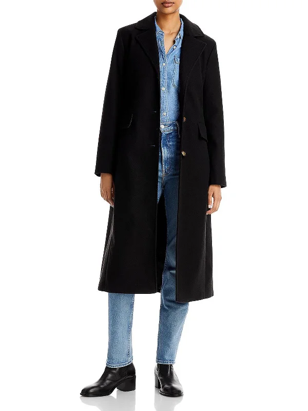 Womens Collared Dressy Long Coat