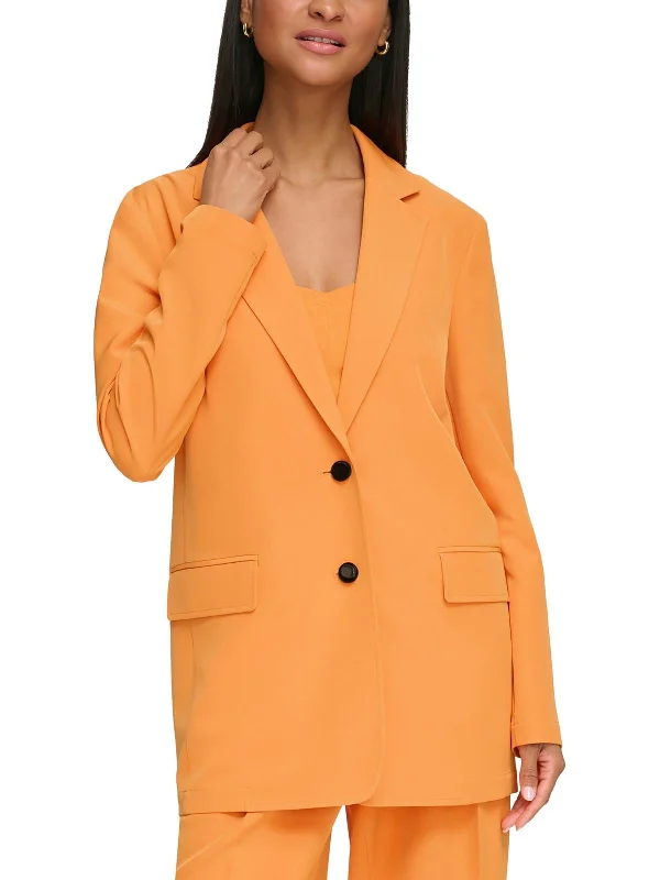 Womens Oversized Suit Separate Two-Button Blazer